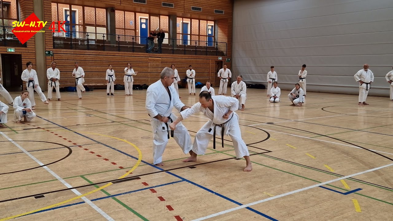 Jubiläums Karate Lehrgang mit Fritz Oblinger 9.Dan bei Budokan Schweinfurt