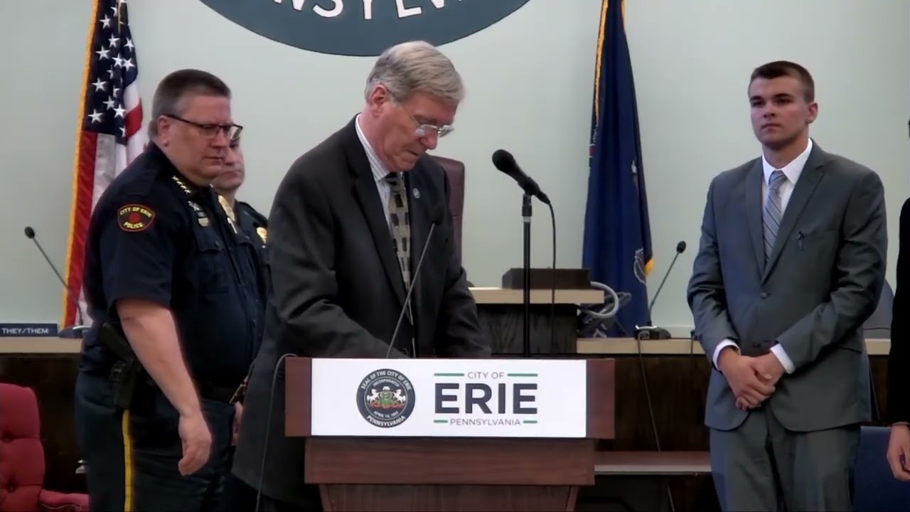 Erie Police Department Swearing-In Ceremony - May 9, 2025