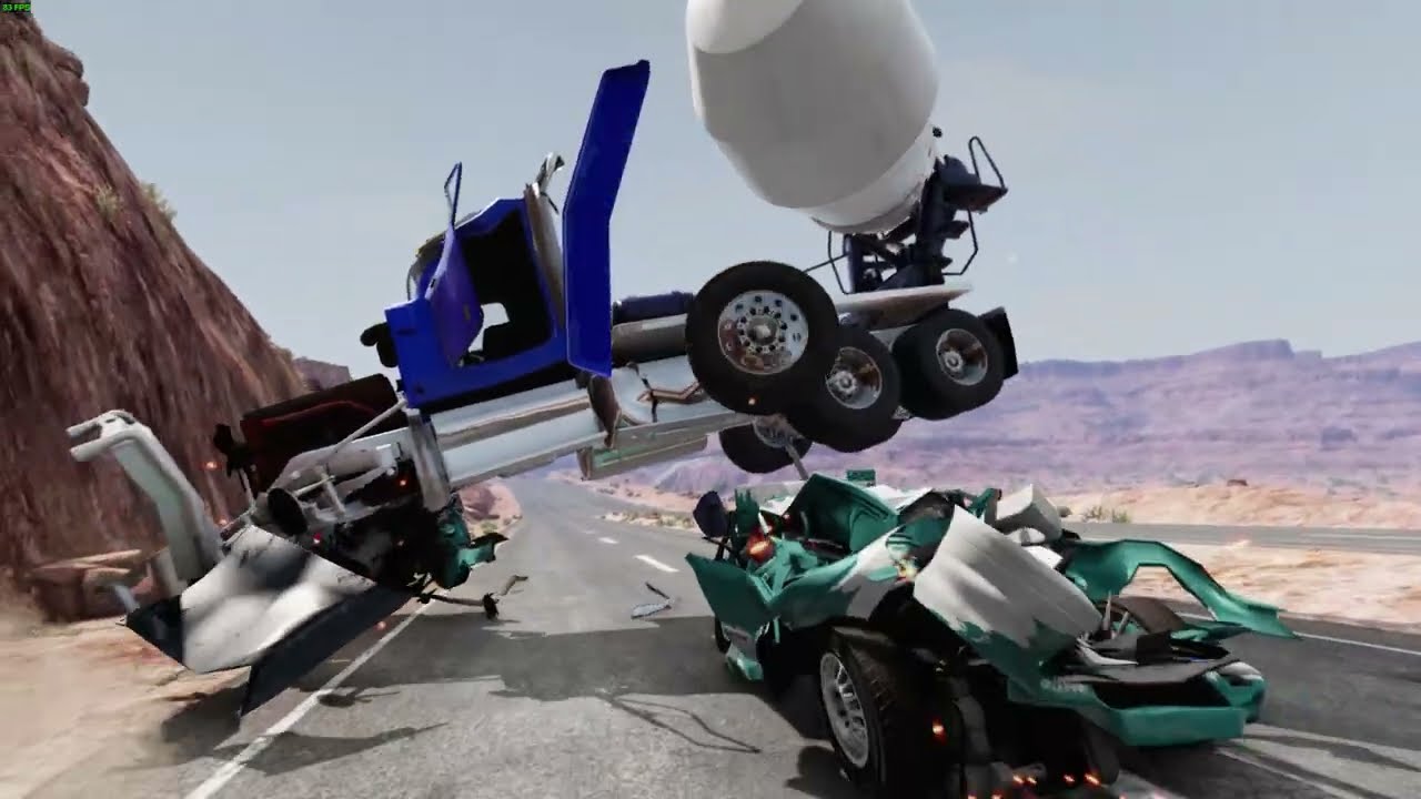 Краш тест BeamNG drive #19