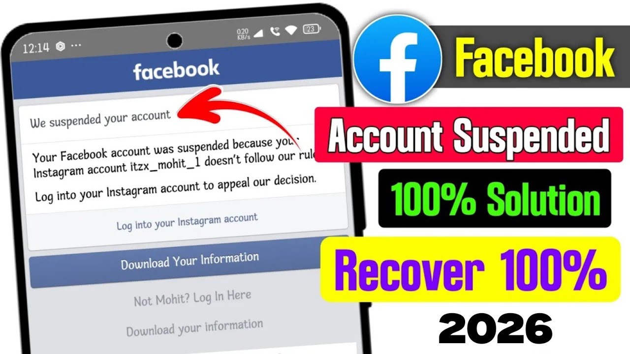 How to recover disabled Facebook account | Facebook disabled account recover | suspended account