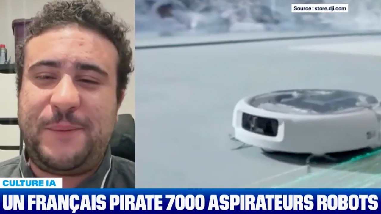 IA : Un Français pirate 7 000 aspirateurs robots DJI