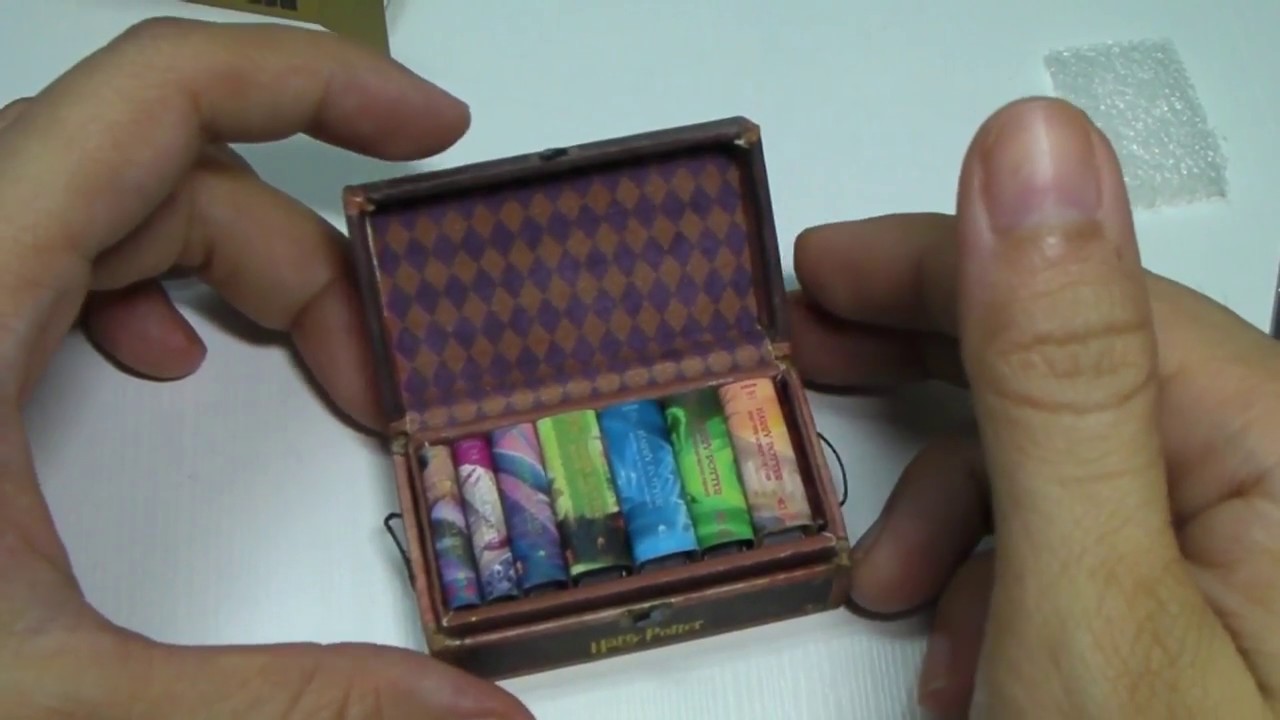 DIY 1/12 Miniature boxed set Harry Potter