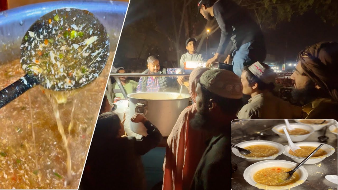 Chicken hot and sour recipe | Road side 500+ soup serving by | Farooq ghouri