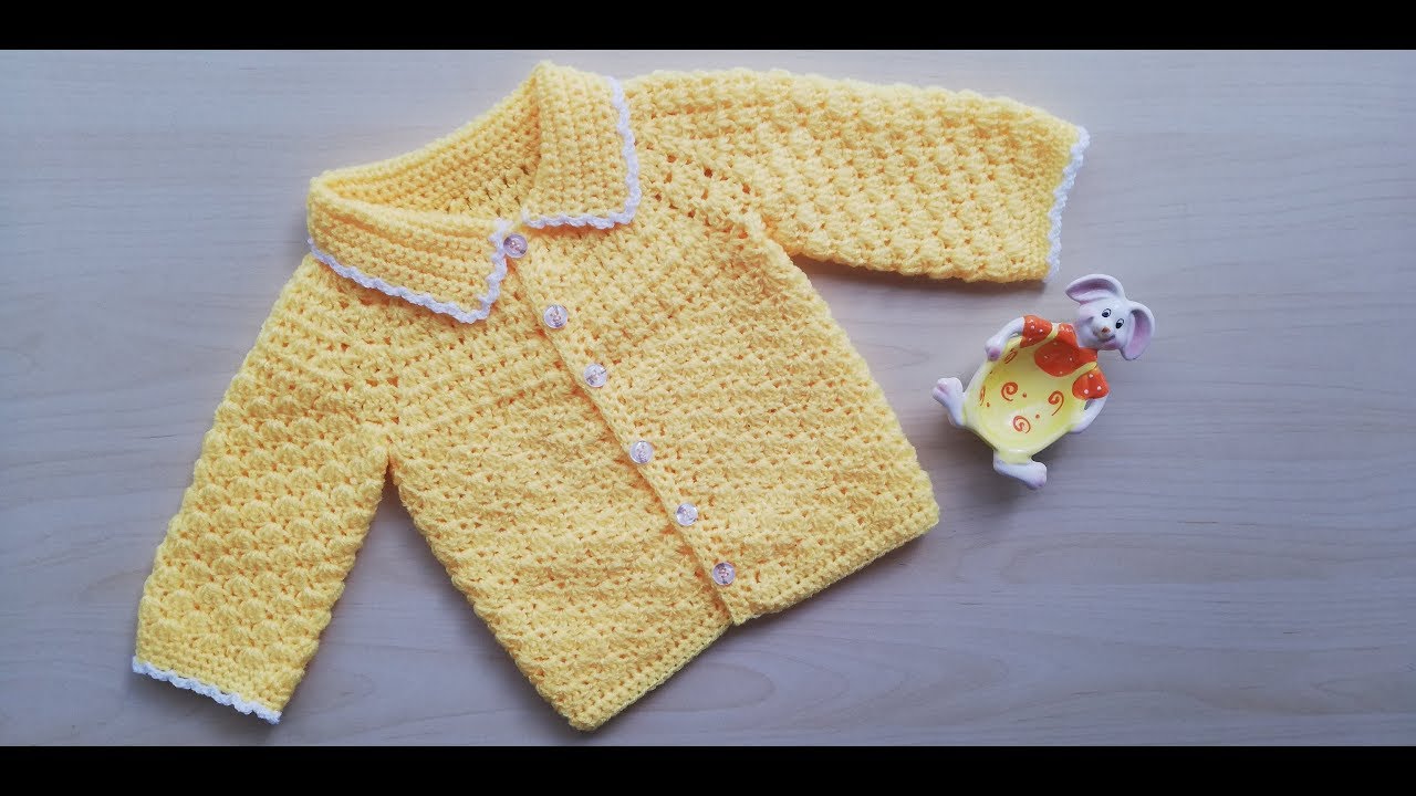Ajuar para bebé 1ª parte:  Chaqueta