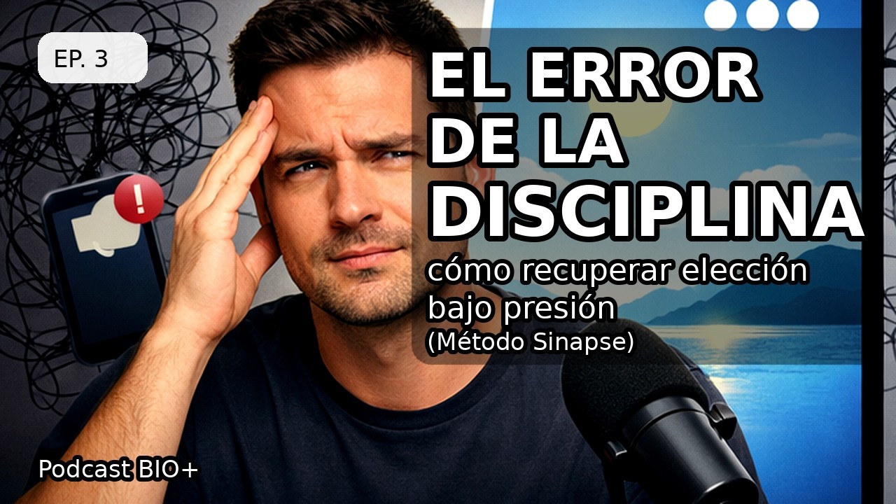 Episodio 3: El error de la disciplina cómo recuperar elección bajo presión | Método Sinapse