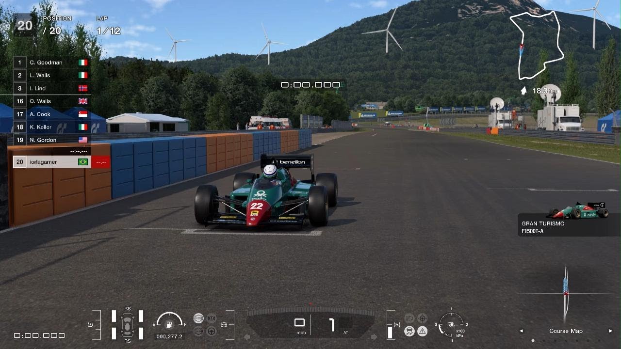 GT7 - Quick F1 Race - Alfa Romeo 184T 1984 (Riccardo Patrese) - Sardegna Road Track A