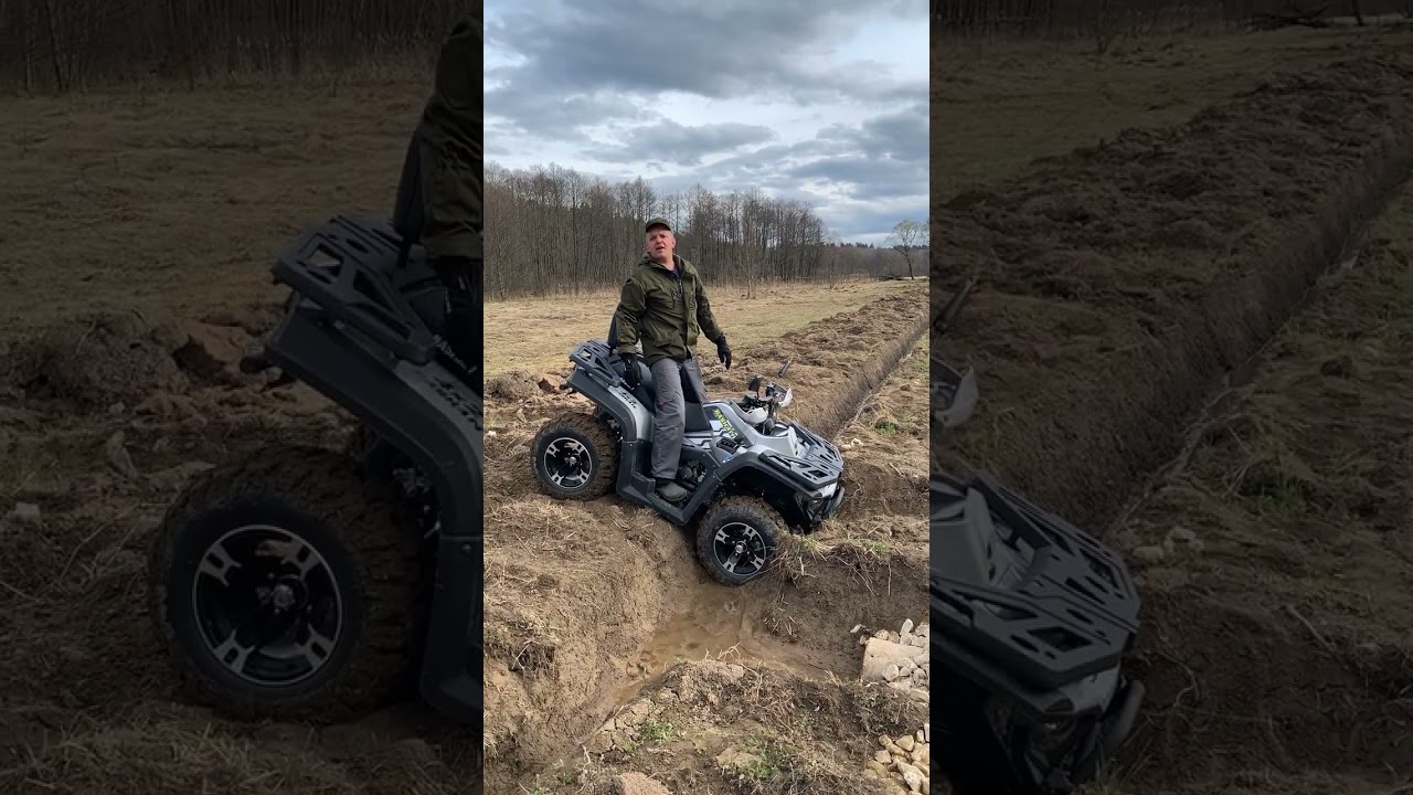 Квадроцикл Bashan Explorer 300 4&times;2 чуть не влип (((