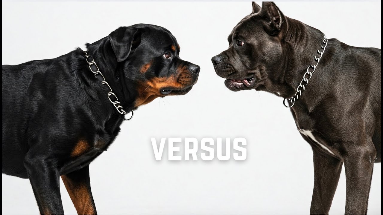 Ultimate Showdown: Cane Corso vs Rottweiler