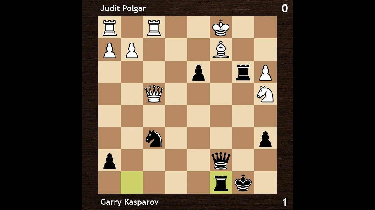 Judit Polgar vs Garry Kasparov | Dos Hermanas 1996 | Round 7