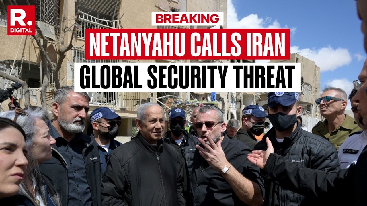 BREAKING: Netanyahu Visits Arad After Iranian Missile Strike, Calls it Proof of Iran Threat