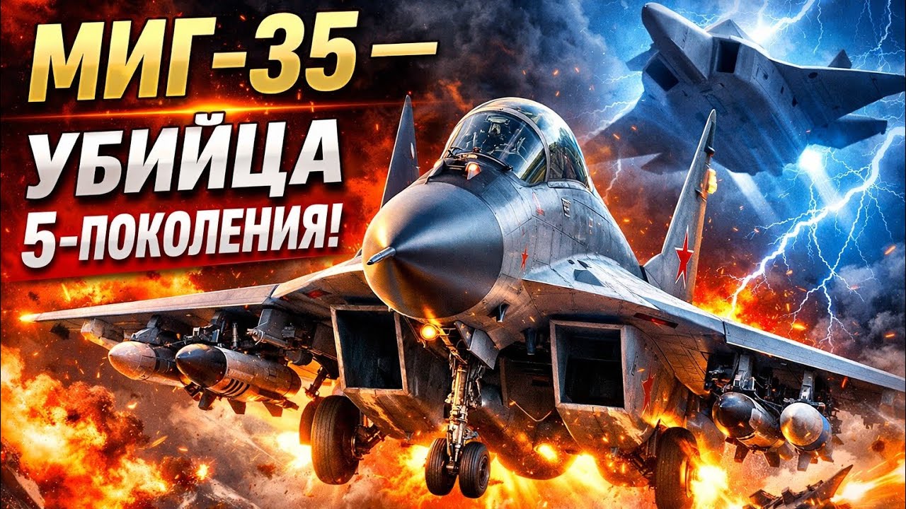 🇷🇺 «МИГ-35: Новый УБИЙЦА ИСТРЕБИТЕЛЕЙ 5-го поколения!»