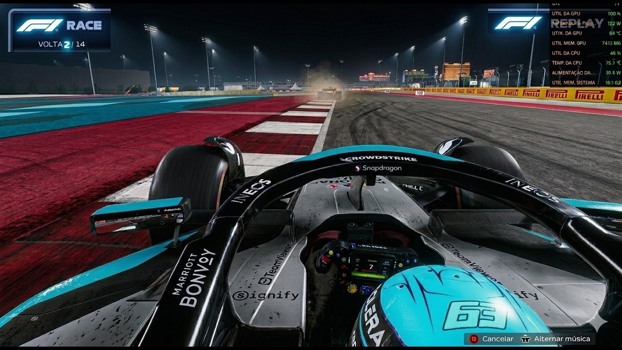 F1 25 Path Tracing RX 9060 XT 8GB