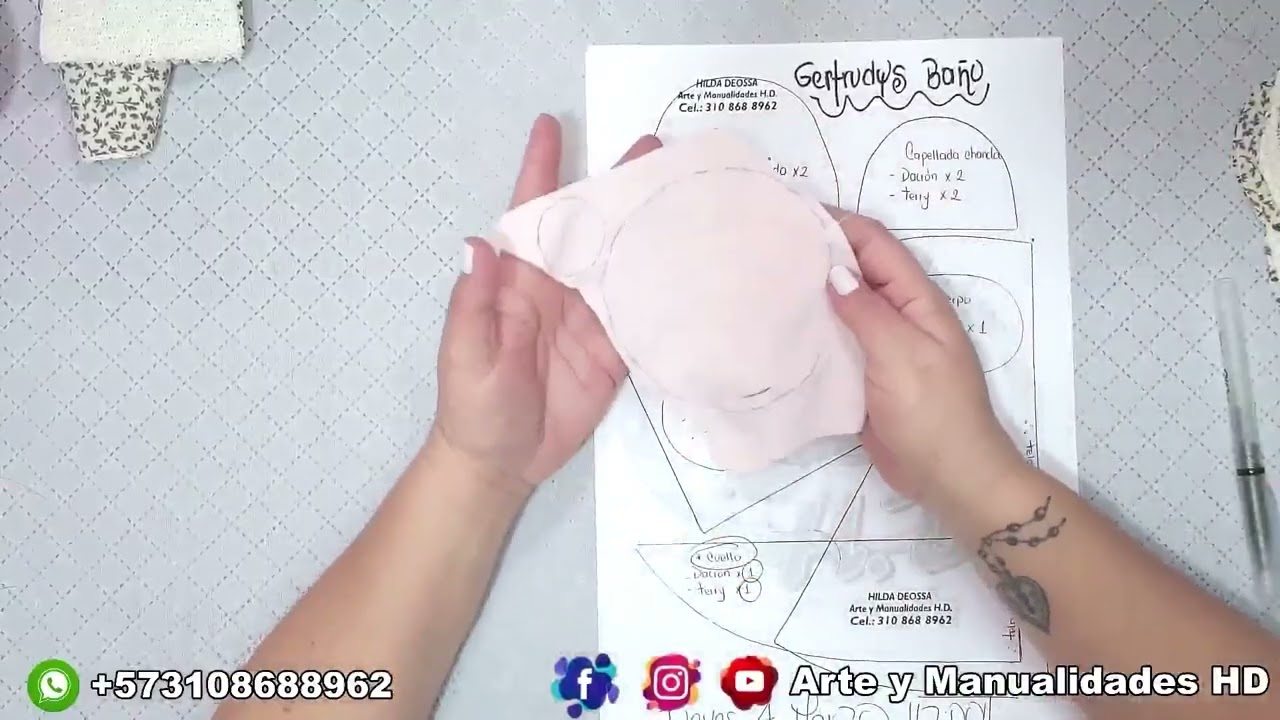 Gertrudis Decorativa Para Baño