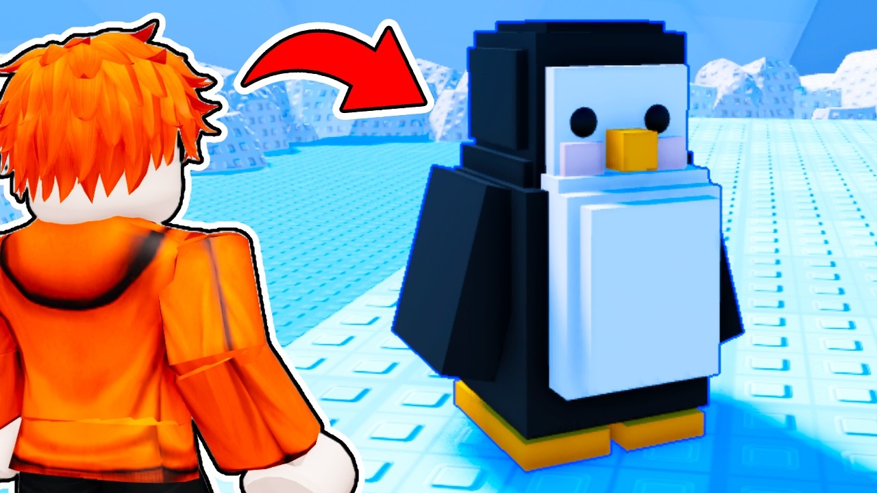 TRANSFORMACIÓN ÉPICA: de HUMANO a PINGÜINO en el CAOS de Roblox Knockout
