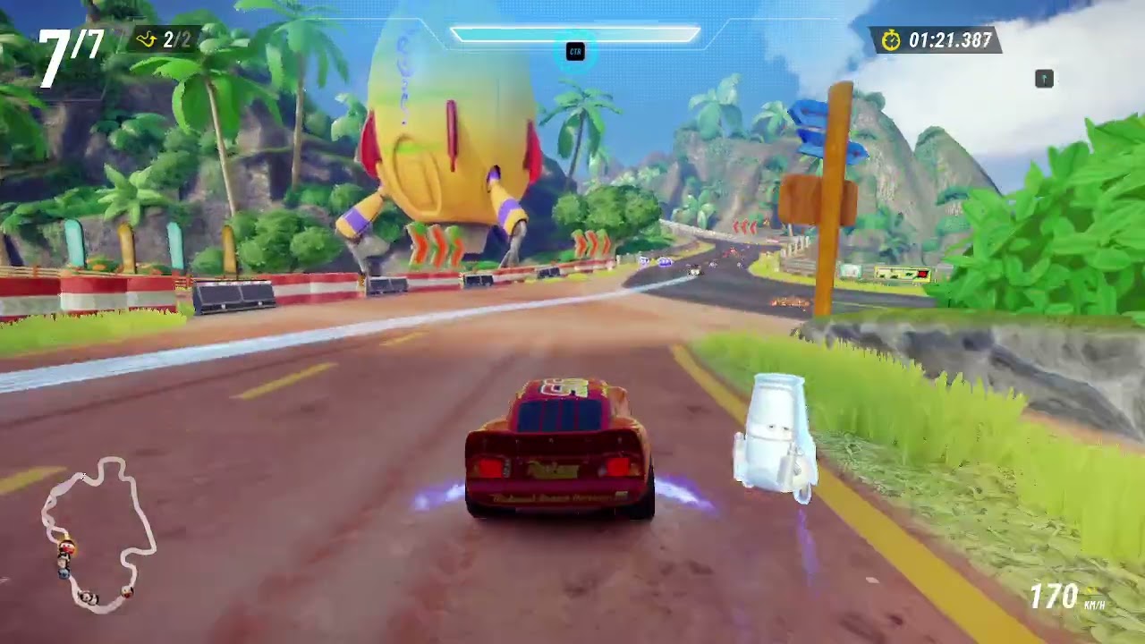 Disney Speedstorm Lightning McQueen Gameplay