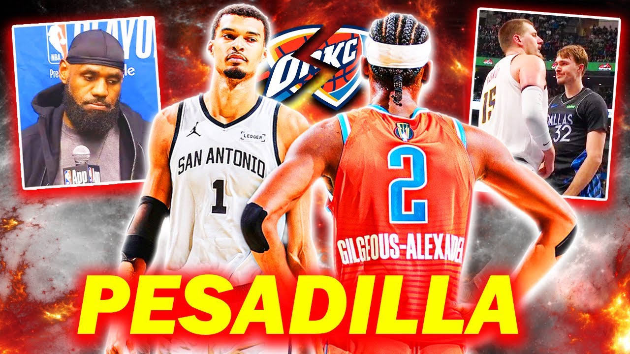 LA PESADILLA DE THUNDER. SPURS CAMPE&Oacute;N? LAKERS NECESITA AYUDA