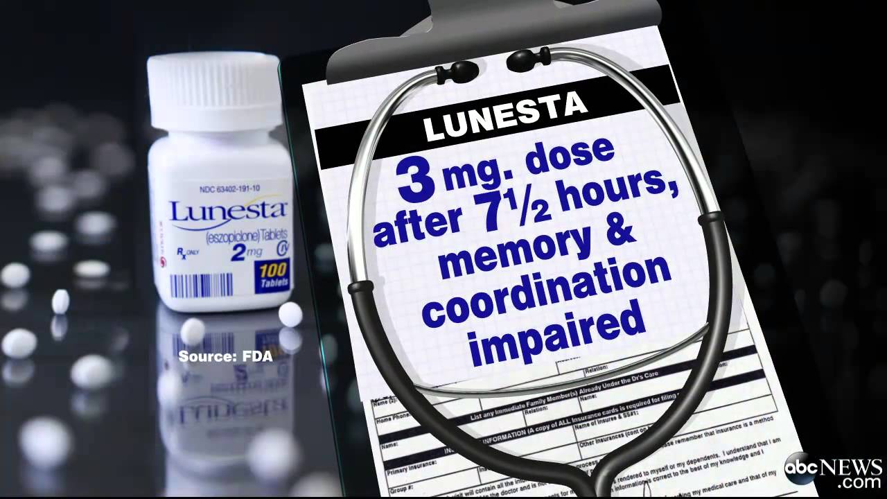 FDA Cuts Recommended Dosage of Lunesta