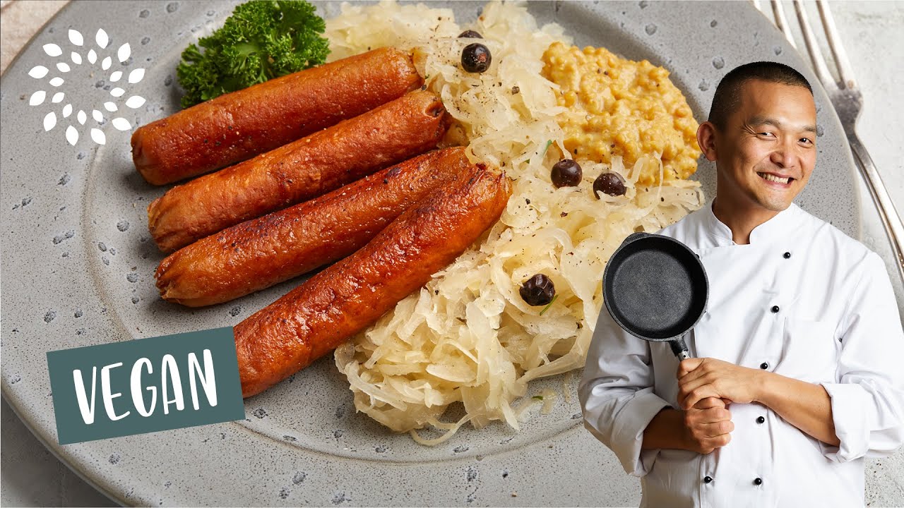 Vegane Nürnberger Würstchen – Nur mit natürlichen Zutaten 😋