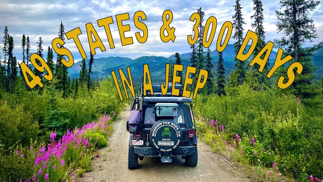 Drone Mash-Up of Jeep Overlanding