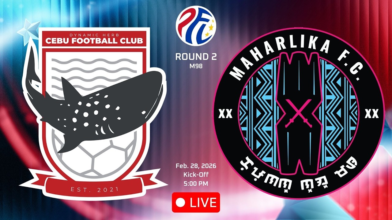 PFL 2025-2026 LIVE: DYNAMIC HERB CEBU FC VS MAHARLIKA FC || Round 2 | M98