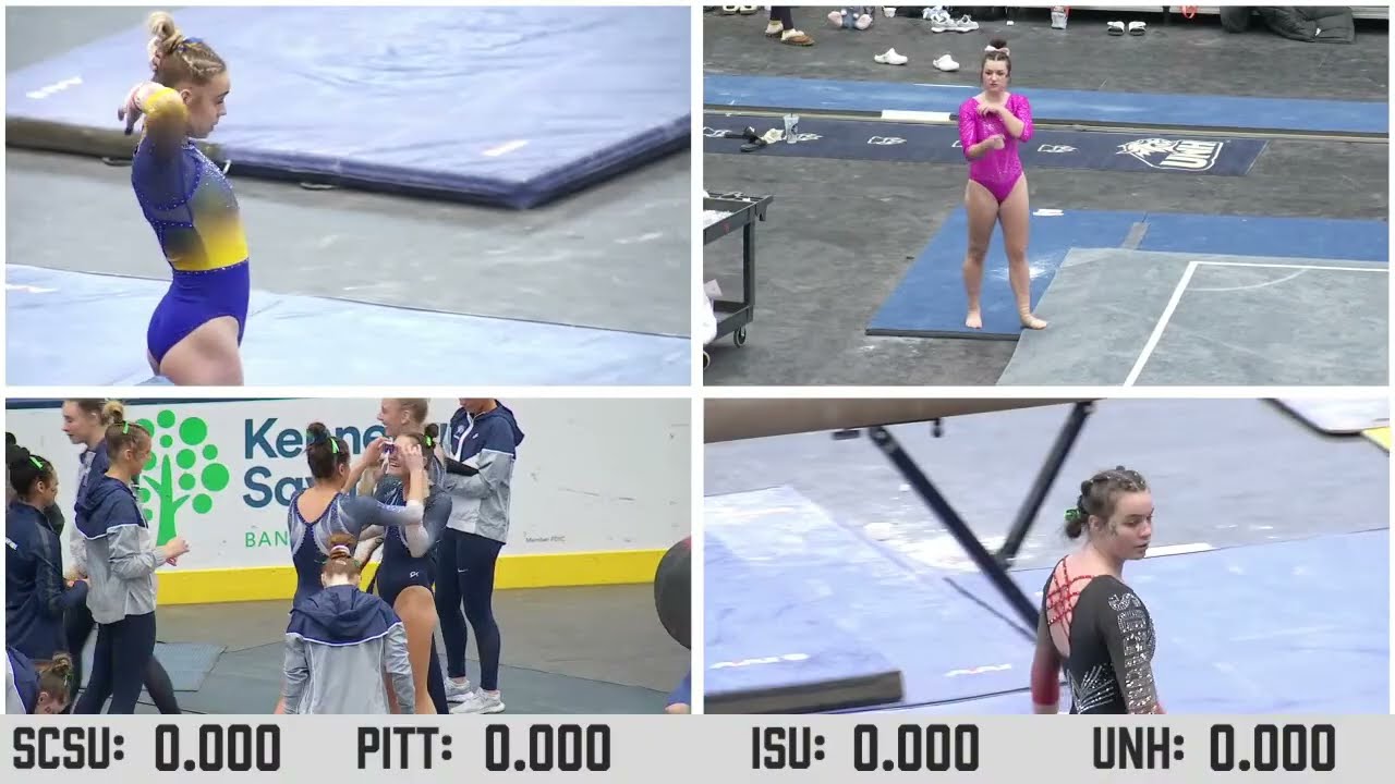 UNH Gymnastics vs Illinois State/Pitt/SCSU