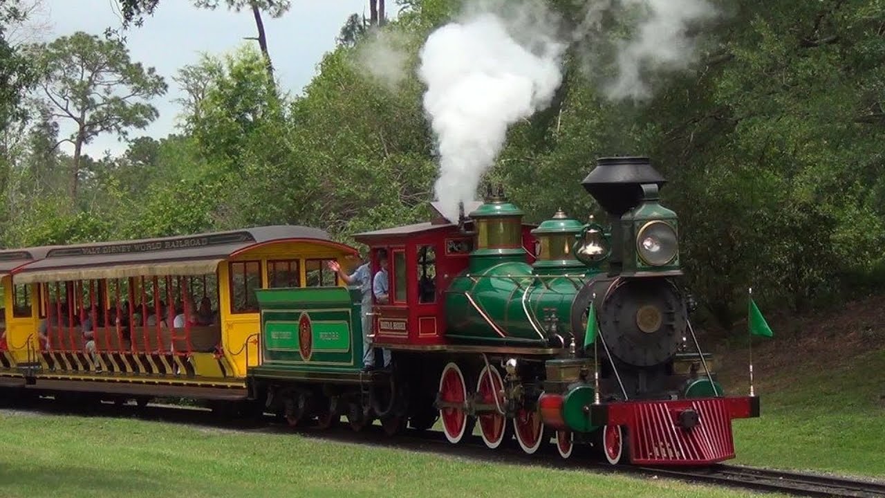 Steam in the Magic Kingdom (Walt Disney World Railroad April 2013)