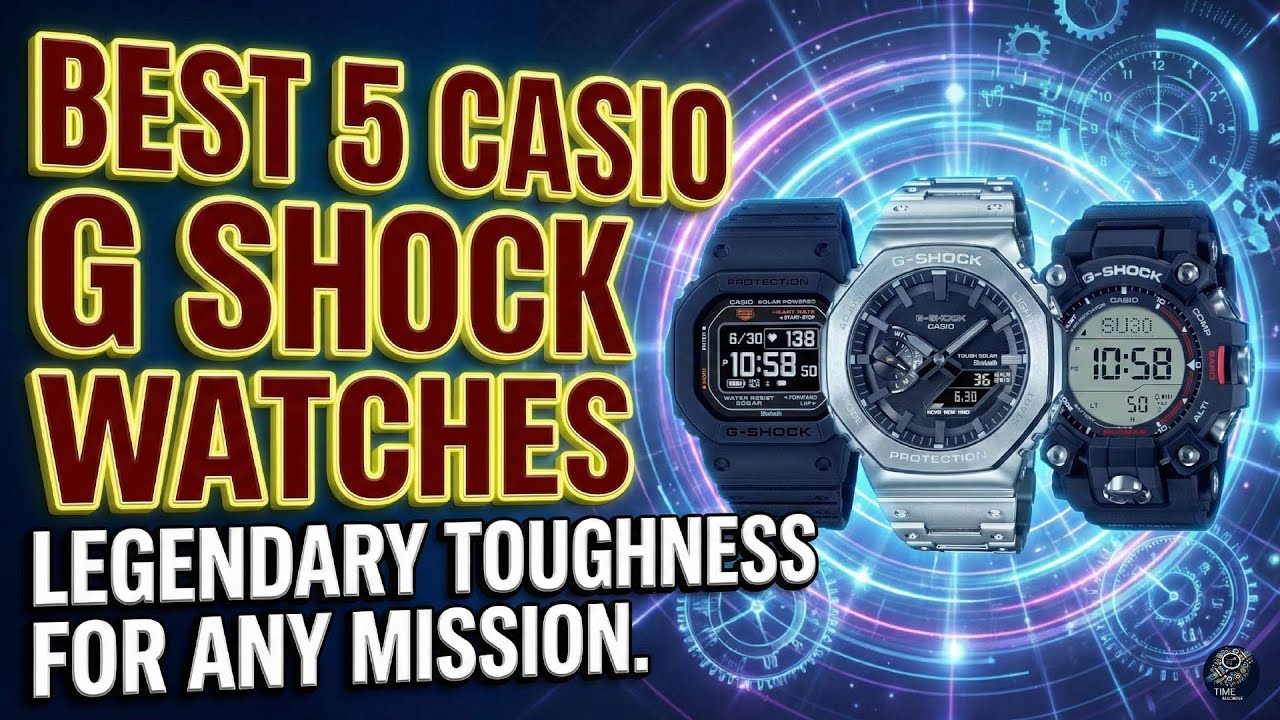 Best 5 Casio G-Shock Watches You Need in 2026 (Ranking & Review)
