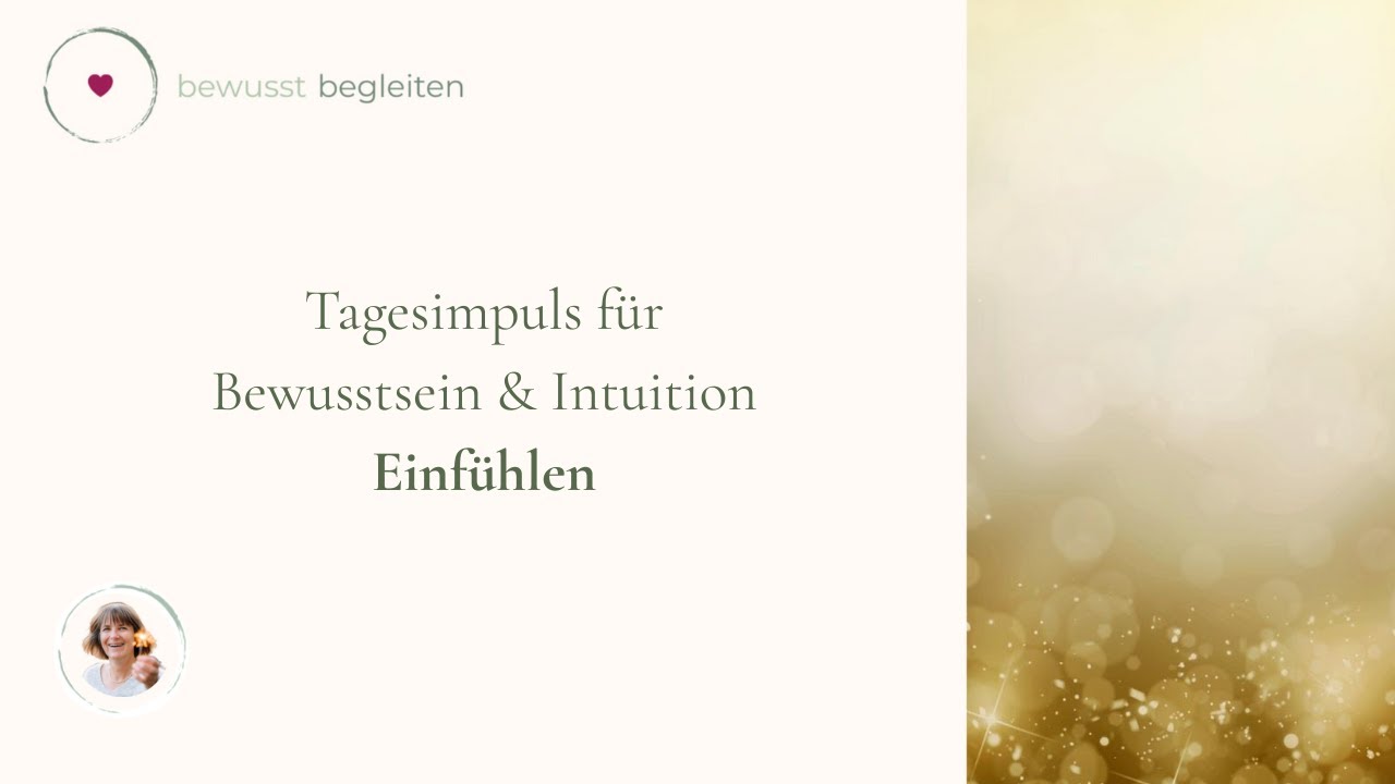Einf&uuml;hlen
