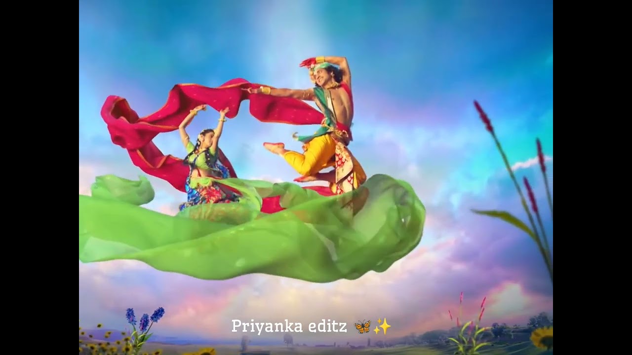 Nan Aval illai azhagilum kunathilum song 🥺...Rukmani Krishna 🥰✨#radhekrishna #editing #tamil #love