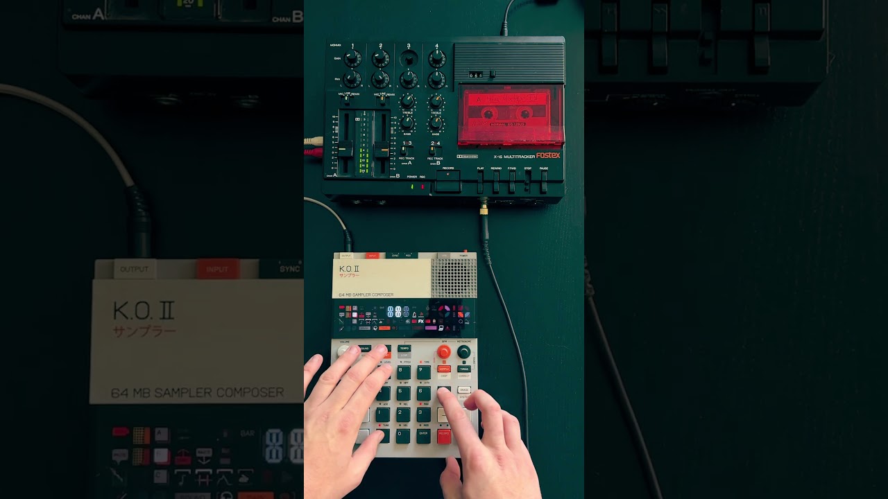 Hiroshi - Remix with KO II Lofi Tape Recording 