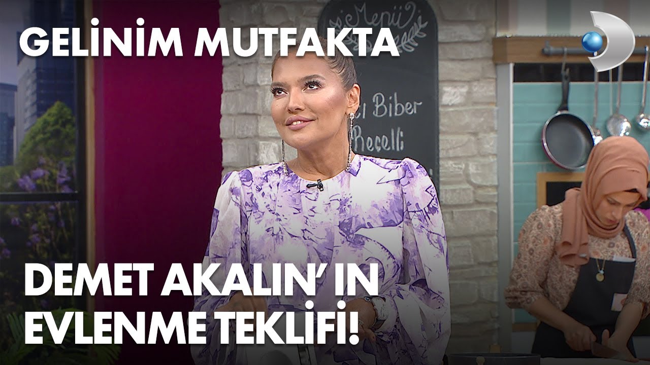 Okan Kurt, Demet Akalın'a evlenme teklifini nasıl yapmış? Gelinim Mutfakta 757. Bölüm