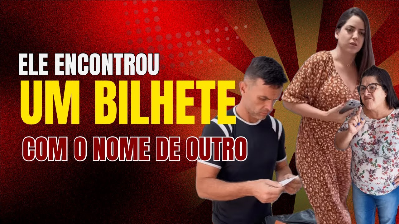 Completo: Ele encontrou um bilhete com o nome de um homem na minha bolsa!