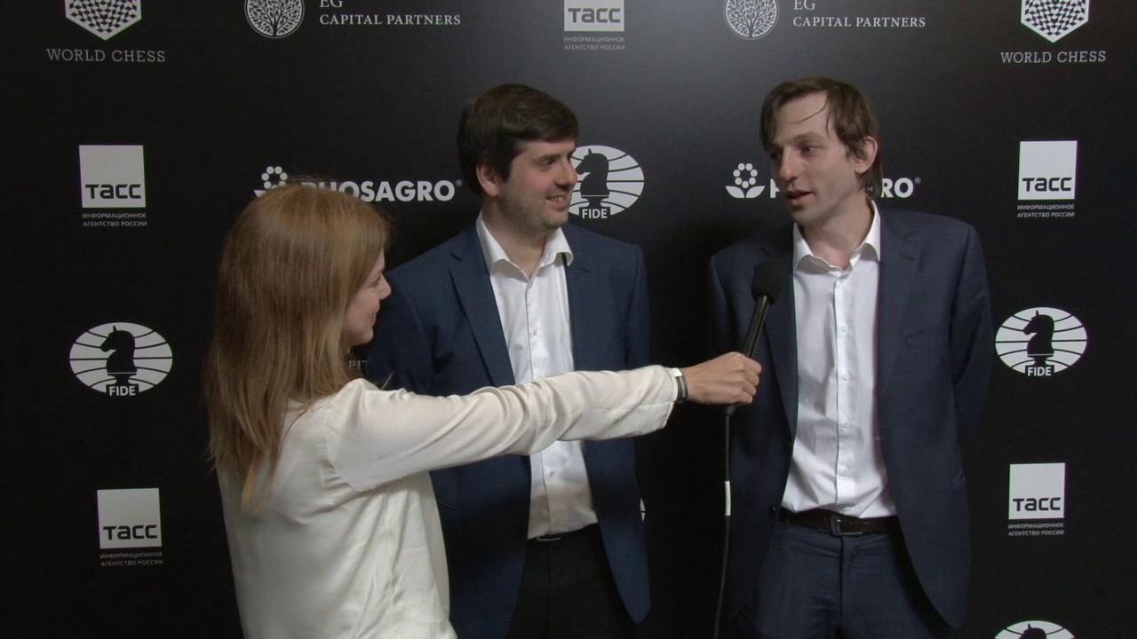 Day 6 Interview with GM Peter Svidler and GM Alexander Grischuk
