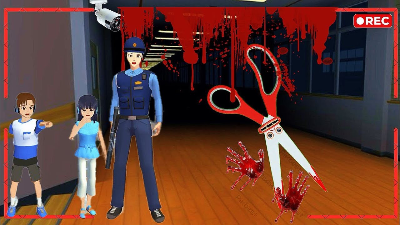 Yuta Mio Panik CCTV Merekam Gunting Penuh Darah Menculik Anak-anak😱|SAKURA SCHOOL SIMULATOR DRAMA
