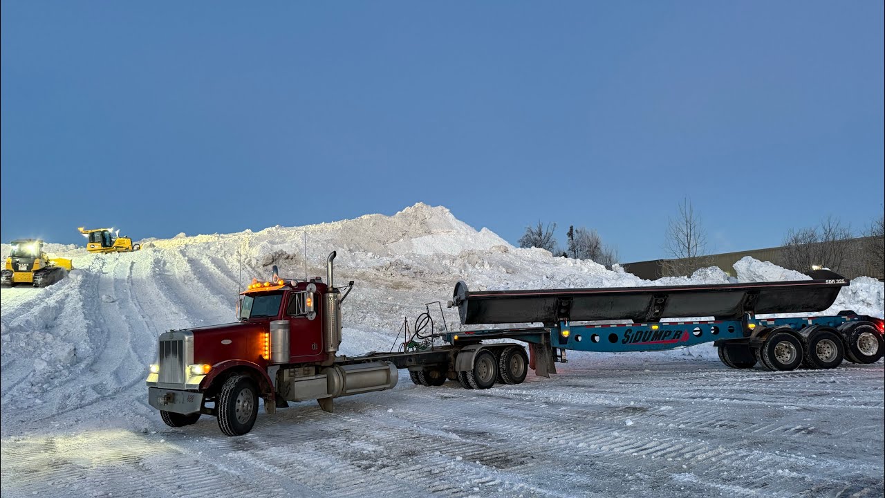 Hauling SNOW in Anchorage Alaska 