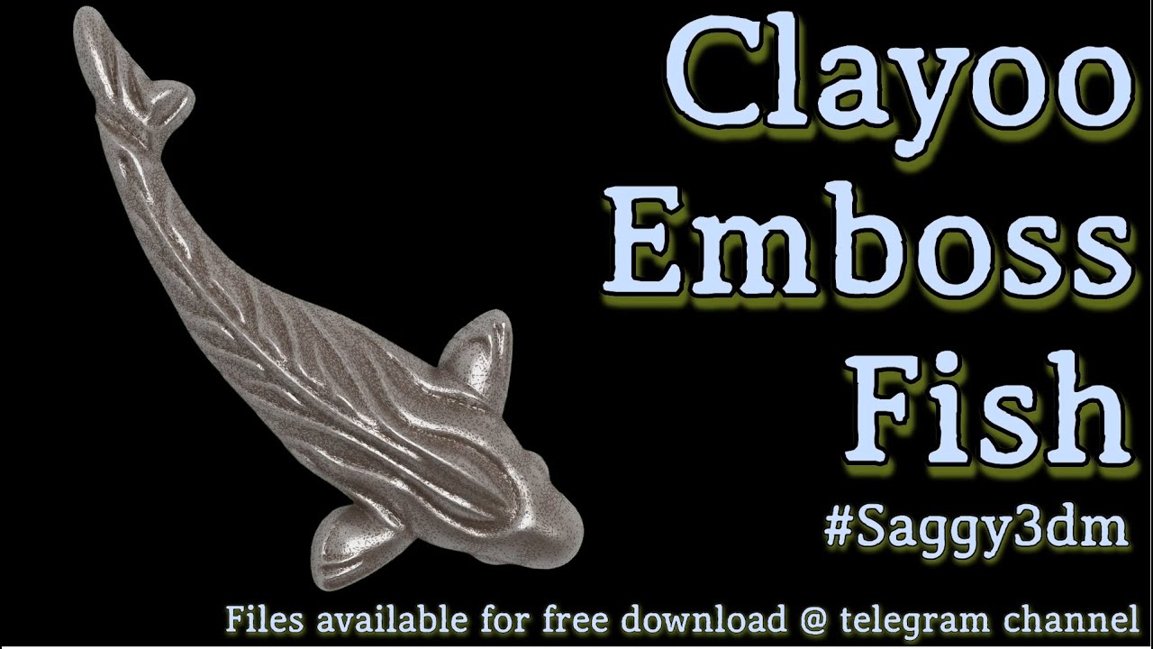 Clayoo Emboss | Fish Embossing I Hindi
