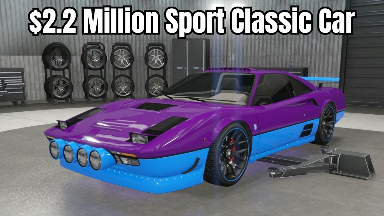$2.2 Million Grotti Sport Classic Car Customization (GTA Online DLC)