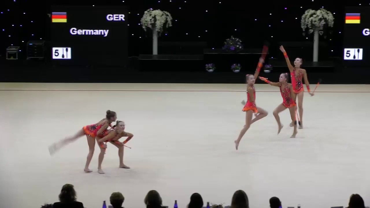 Miss Valentine 2017.FIG RG Junior Group Final.Germany.5-clubs.GER