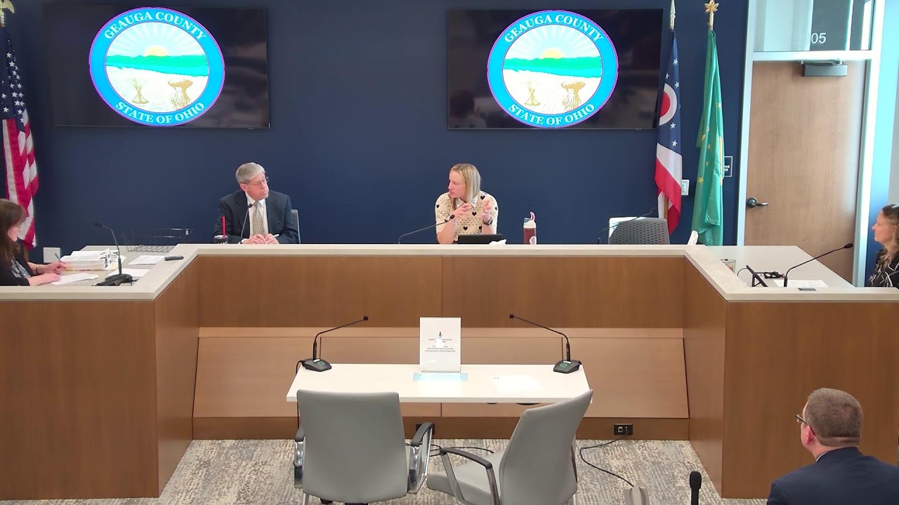 Geauga County Board of County Commissioners Meeting of 10th February 2026.