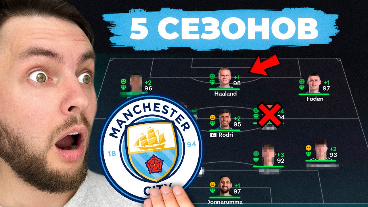 я сыграл 5 СЕЗОНОВ за МАНЧЕСТЕР СИТИ в КАРЬЕРЕ ТРЕНЕРА в ФК 26