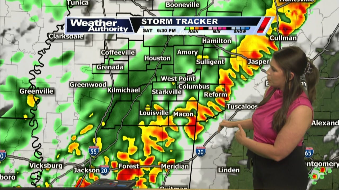 Chelsea's Saturday 4:30 PM Forecast - Severe storms moving out of viewing area