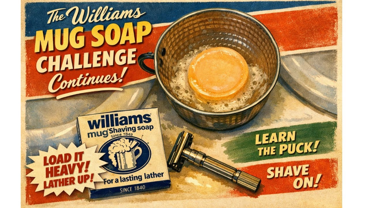 Shave of the Day - Williams Mug Soap Challenge | Second Story Lathering 