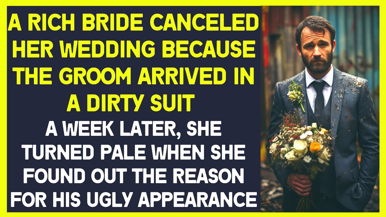 A rich bride canceled her wedding because the groom arrived in a dirty suit. The reason was shocking