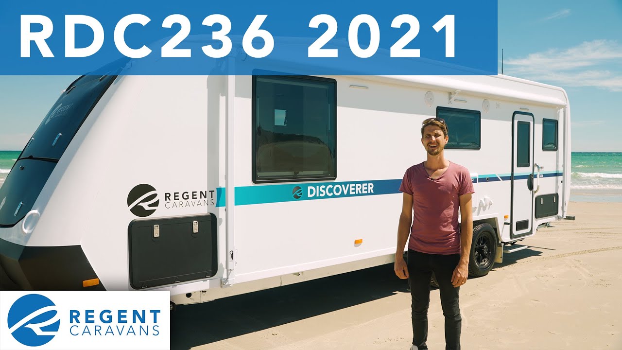 23'6 Caravan with rear club lounge and centre ensuite review -  Regent Carvans Discoverer RDC236