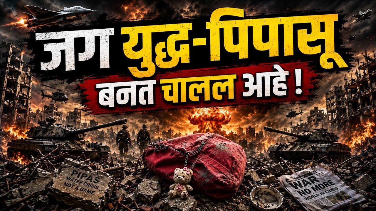 जग युध्द-पिपासू बनत चाललय