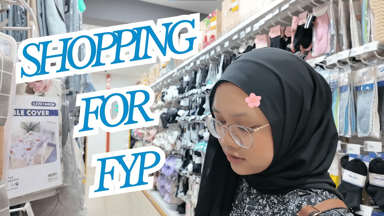 Vlog: Shopping Last Minute Hias Booth FYP Dekat MR.DIY dan Eco-shop 🏃‍♂️💨