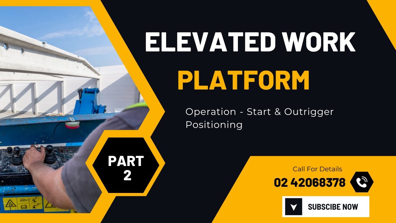 How to Operate The AOTA EWP Part 2 - Starting and Extending Stabilising Outriggers