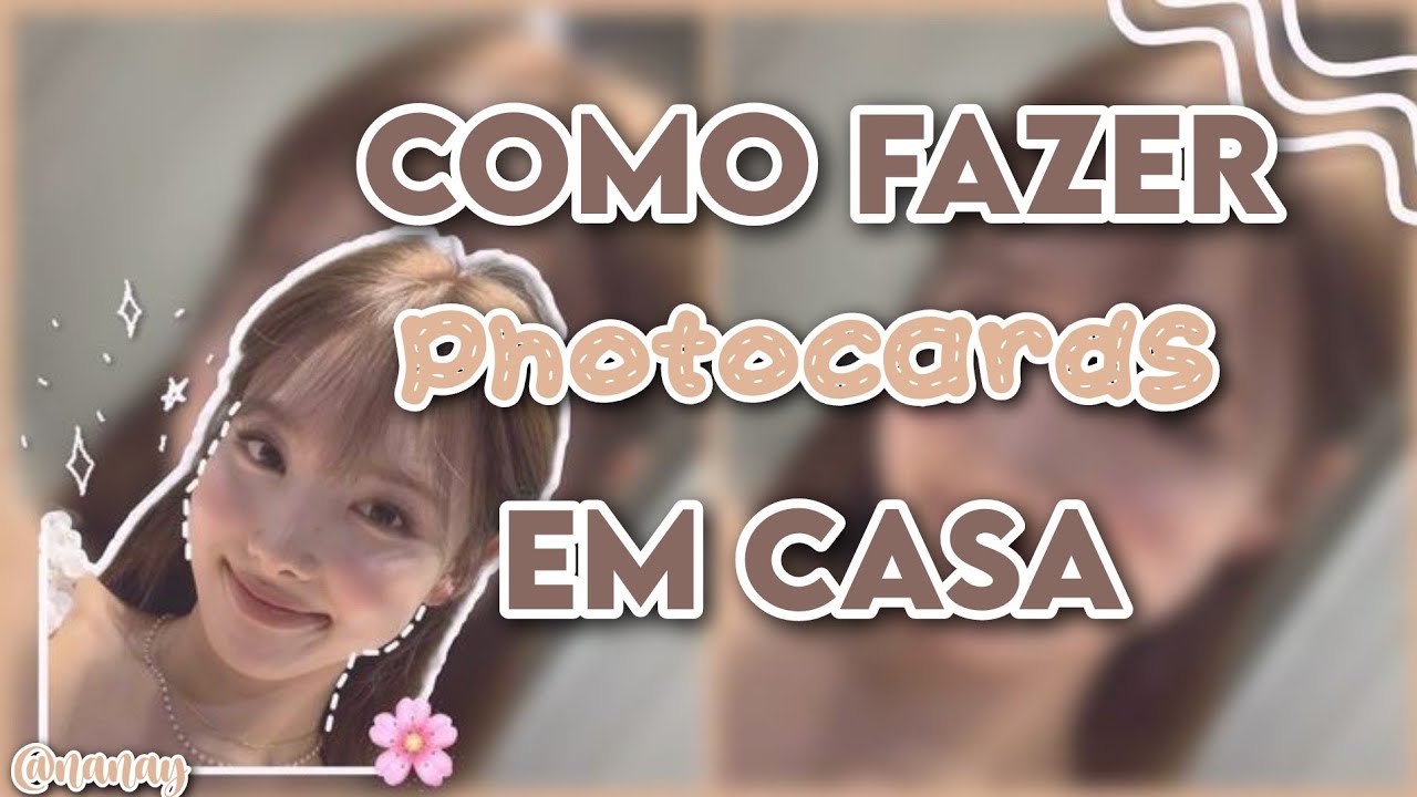 ☕️˚⋅≽Como fazer photocards em casa || @Haerinshine
