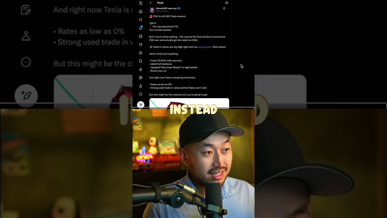 ❗️PSA: TESLA OWNERS THAT HAVE HW3 ⚡️ save $2,500 📌 link in bio