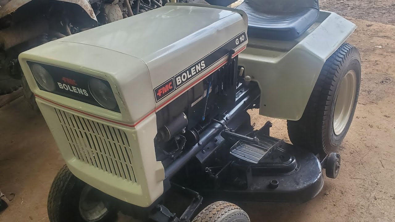 1970s bolens G10 fmc lawn tractor